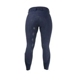 Navy blue hy equestrian arctic softshell ladies breeches with perforated panels for breathability and comfort