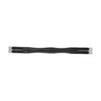 Hy Equestrian Leather Padded Atherstone Girth Elasticated Both Ends Black 36" Horse Girths Barnstaple Equestrian Supplies