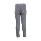 HY Equestrian Bordeaux Children's Jodhpurs Twilight Blue/Silver 18" Jodhpurs