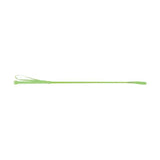 Light green bright riding whip with smooth slender handle and tapered tip from hy equestrian collection