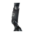 Black hy impact horse ankle brushing bootie with padded adjustable strap for equestrian brushing boots use