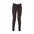 Black burton childrens jodhpurs with sleek fit and subtle stitching traditional hy equestrian riding pants