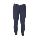 Navy blue equestrian burton ladies jodhpurs with sleek fit and subtle stitching perfect for traditional jodhpur style riding