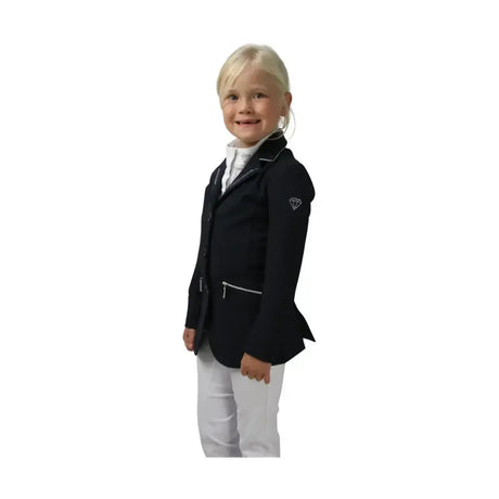 Hy Equestrian Cadiz Mizs Show Jacket Black/Silver 7-8 Years Show Jackets