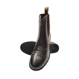 Hy Equestrian Canterbury Zip Jodhpur Boot Adults Brown 4 Short Riding Boots