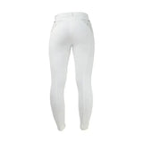 White equestrian chester ladies breeches with sleek fit and subtle stitching perfect for riding style and comfort