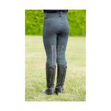Hy Equestrian Childrens Jesmond Jewel Denim Look Tights Denim 5-6 Years Riding Tights