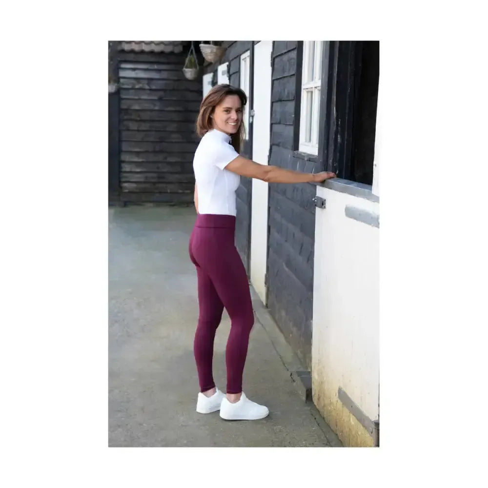 Hy Equestrian Children's Melton Riding Tights Beige 5-6 Years Riding Tights