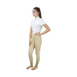 Hy Equestrian Childrens Selah Competition Riding Tights Beige 7-8 Years Riding Tights