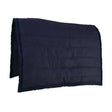Dark navy quilted hy equestrian classic comfort pad with padded rectangular design and stitched edges for riding comfort