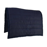 Dark navy quilted hy equestrian classic comfort pad with padded rectangular design and stitched edges for riding comfort