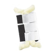 Hy Equestrian Combi Leather Brushing Boots White Large Brushing Boots