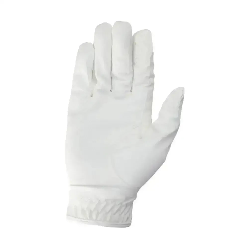 HY Equestrian Cottenham Elite Riding Gloves Black and White White X Small Riding Gloves