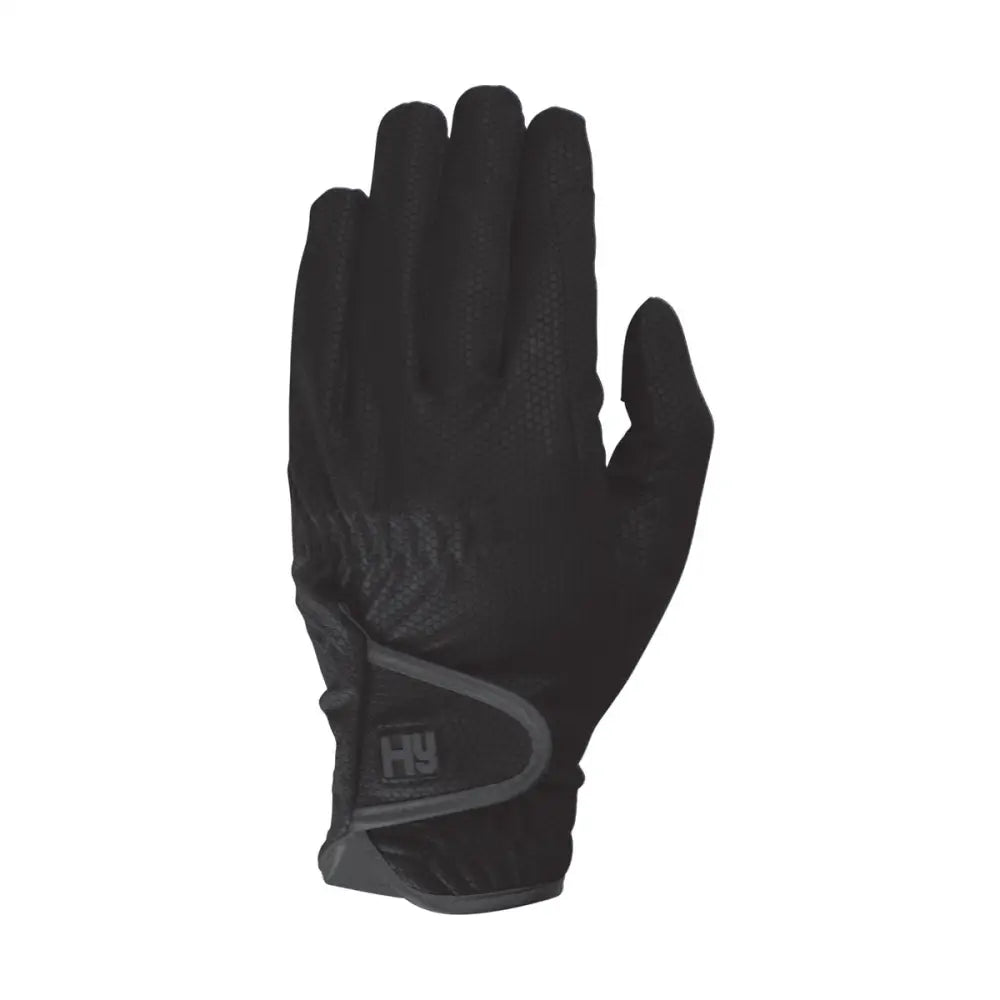 HY Equestrian Cottenham Elite Riding Gloves Black X Small Riding Gloves Barnstaple Equestrian Supplies