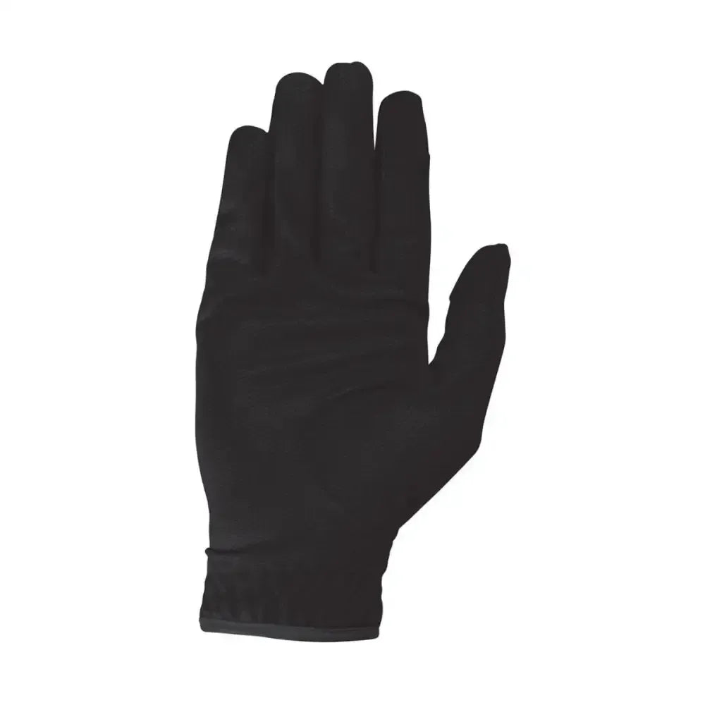 Hy Equestrian Cottenham Elite Riding Gloves Childs Black Childs Large Riding Gloves
