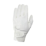 Hy Equestrian Cottenham Elite Riding Gloves Childs White Child X Large Riding Gloves