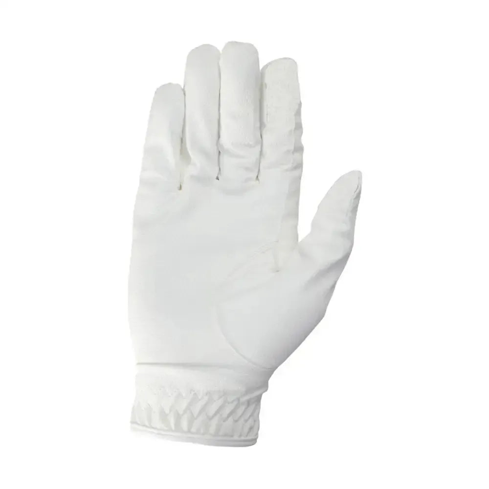 HY Equestrian Cottenham Elite Riding Gloves White X Small Riding Gloves