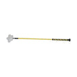Hy Equestrian Daisy Maid Whip Yellow/Silver/Pink & Teal Flowers (Velvet Detail) Riding Crops & Whips