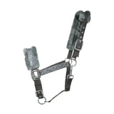 Hy Equestrian Dazzle Head Collar Gunmetalgrey Cob Headcollars