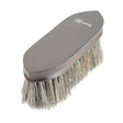 HY Equestrian Deluxe Horse Hair Wooden Dandy Brush Dark Brown Dandy Brushes Barnstaple Equestrian Supplies