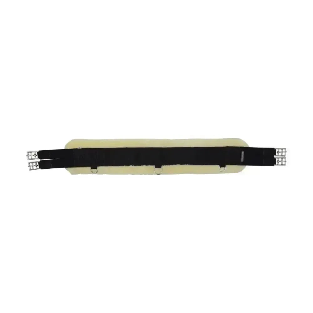 Hy Equestrian Detachable Faux Fur Elasticated Girth Natural/Black 42" Girths