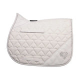 Hy Equestrian Diamante All Purpose Saddle Cloth White Pony Saddle Pads Barnstaple Equestrian Supplies