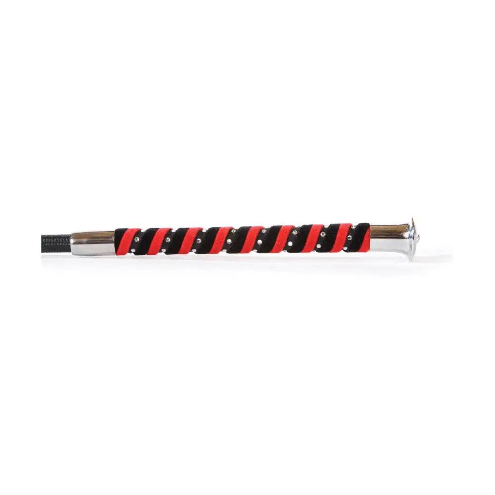 Hy Equestrian Diamante Riding Whip Red/Black Riding Crops & Whips