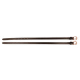 Hy Equestrian Diamante Spur Straps Black/Rose Gold One Size Spur Straps