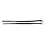Hy Equestrian Diamante Stud Spur Straps Black One Size Spur Straps