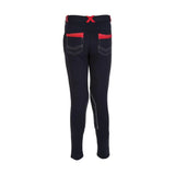 Hy Equestrian Diesel Children's Jodhpurs Navy/Lavender 18" Jodhpurs Barnstaple Equestrian Supplies