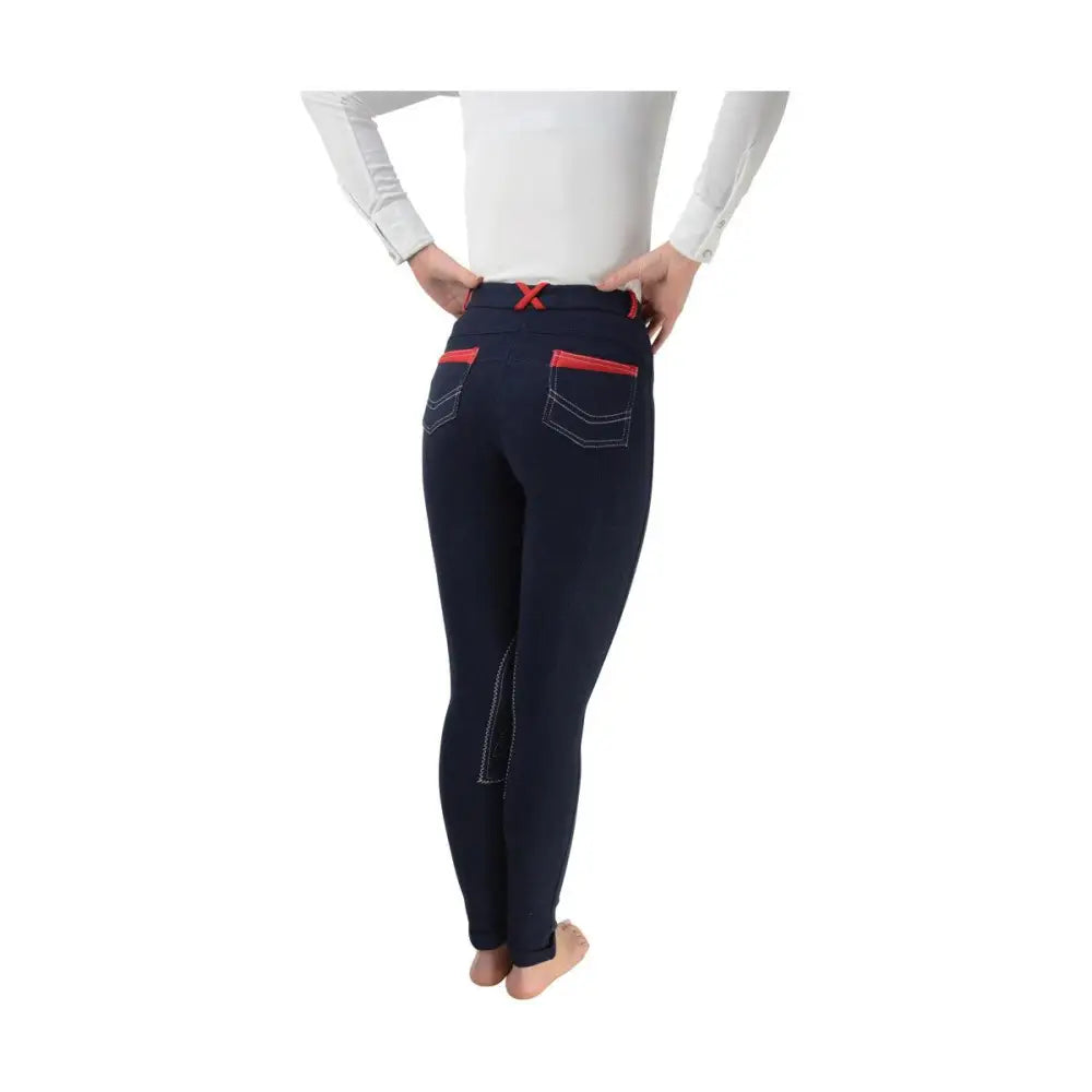 Hy Equestrian Diesel Ladies Jodhpurs Navy/Port Royal 24" Breeches
