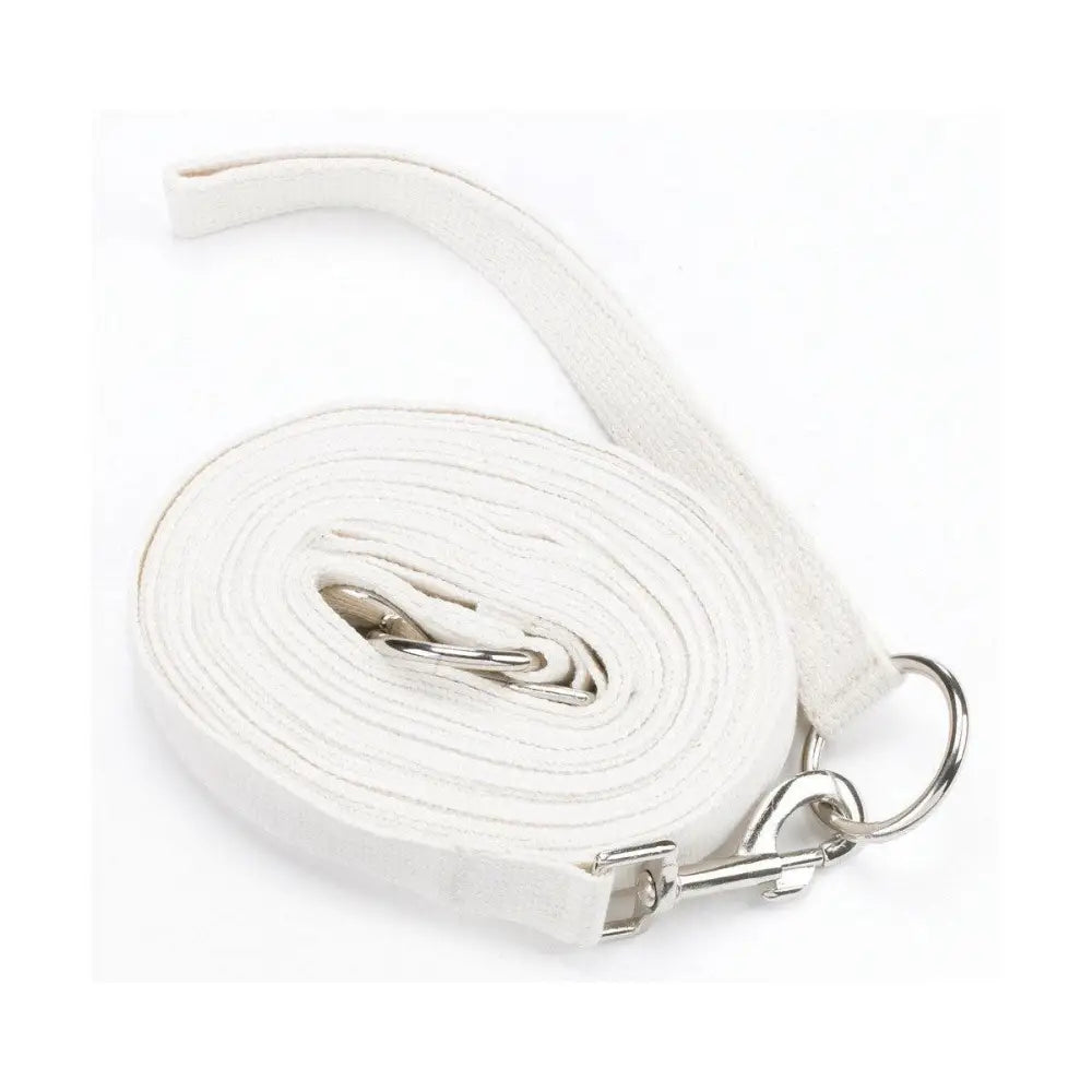 Hy Equestrian Draw Reins with Clips White 13' Draw Reins Barnstaple Equestrian Supplies