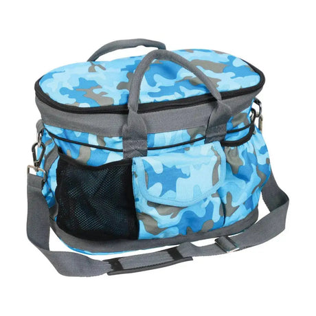 Hy Equestrian DynaForce Grooming Bag Pacific / Grey-Grooming Bags-HY Equestrian-Barnstaple Equestrian Supplies Tack Shop