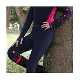 Hy Equestrian DynaMizs Ecliptic Riding Tights Navy / Magenta Navy/magenta 7-8 Years Riding Tights