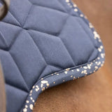 Hy Equestrian Elevate Allure Saddle Pad Navy/Gun Metal Grey Pony Saddle Pads