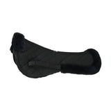 Hy Equestrian Fab Fleece Half Pad Black Half Pads