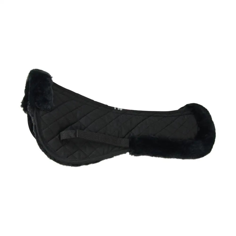 Hy Equestrian Fab Fleece Half Pad Black Half Pads Barnstaple Equestrian Supplies