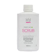 White plastic bottle of hy health first aid antibacterial scrub and skin cleanser 500ml effective antibacterial scrub