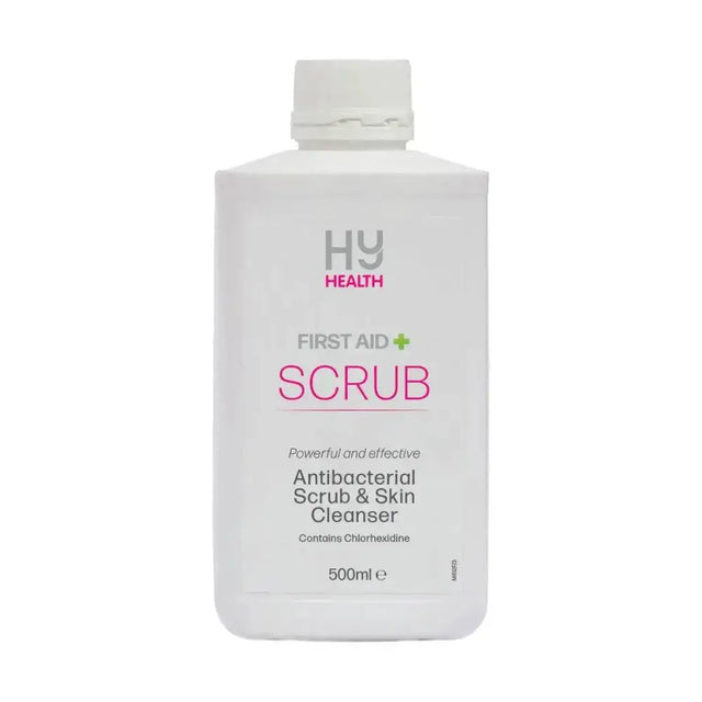 HY Equestrian First Aid Scrub - alternative to Hibscrub 500ml Veterinary Barnstaple Equestrian Supplies