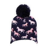 Hy Equestrian Flaine Children's Hat Navy/Pink Headwear
