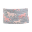 Hy Equestrian Flaine Children's Headband Grey/Pink Headbands Barnstaple Equestrian Supplies