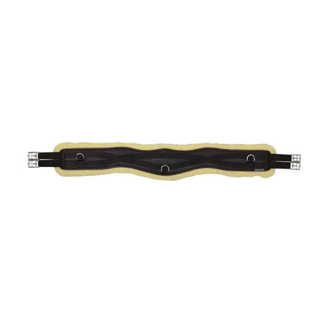 Hy Equestrian Fleece Lined GP/Jumping Contoured Girth Black/Natural 36" Girths