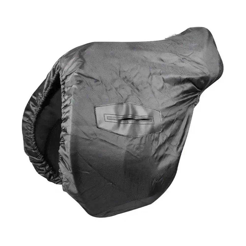 Hy Equestrian Fleece Lined Waterproof Ride On Saddle Cover Black saddle covers