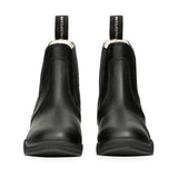 Hy Equestrian Fleece Lined Wax Leather Jodhpur Boot Black 3 Short Riding Boots