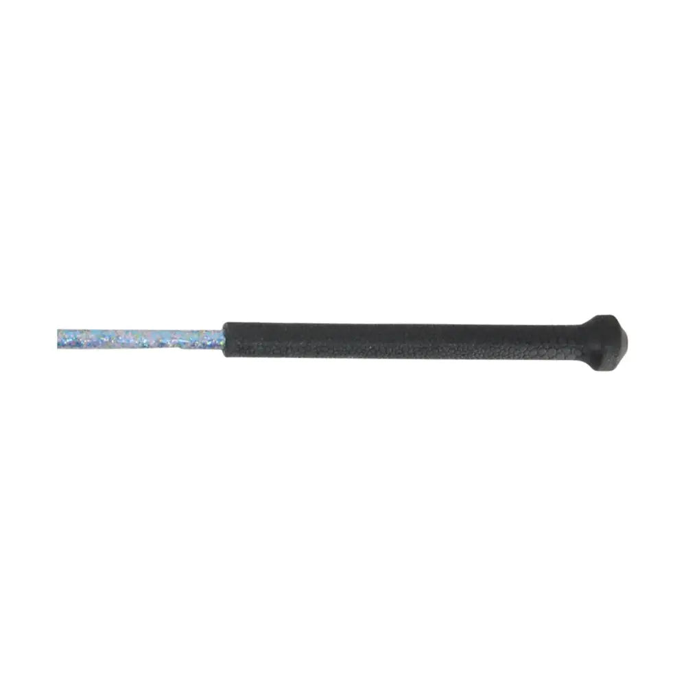 HY Equestrian Glitter Crown Riding Whip Black Glitter Riding Crops & Whips