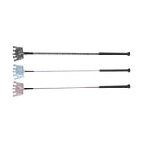 HY Equestrian Glitter Crown Riding Whip Black Glitter Riding Crops & Whips
