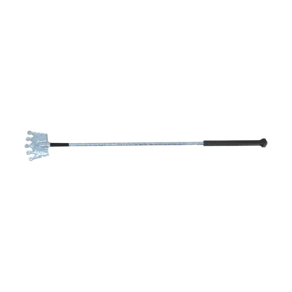 HY Equestrian Glitter Crown Riding Whip Blue Glitter Riding Crops & Whips