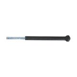 Black-handled screwdriver with metallic textured shaft shown with hy equestrian glitter crown riding whip accessory