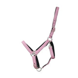 Hy Equestrian Glitzy Headcollar Pink Small Pony Headcollars