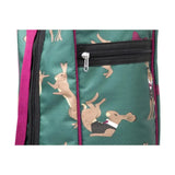 Hy Equestrian Harrison the Hare Boot Bag Moss Green/Boysen Berry One Size Riding Boot Bags